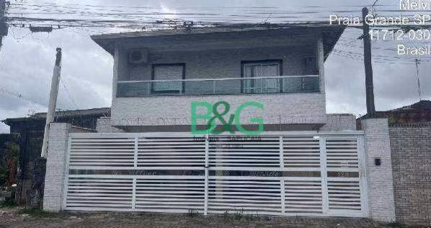 Casa com 2 dormitórios à venda, 44 m² por R$ 151.851,52 - Jardim Melvi - Praia Grande/SP