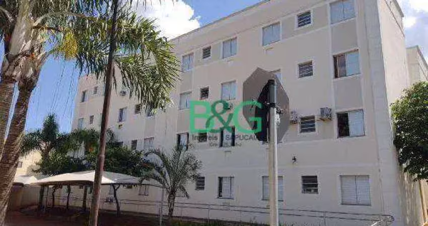 Apartamento com 2 dormitórios à venda, 43 m² por r$ 99.555,89 - vila toninho - são josé do rio preto/sp
