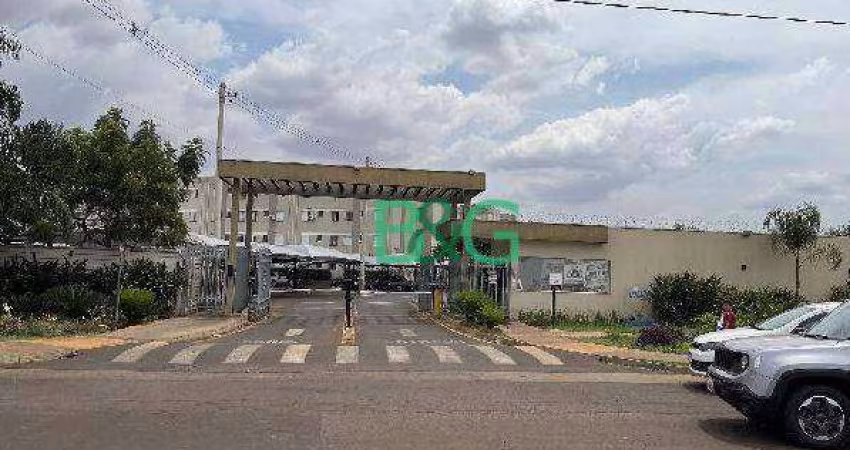 Apartamento com 2 dormitórios à venda, 43 m² por R$ 75.305,50 - Jardim Campo Alegre - Sertãozinho/SP