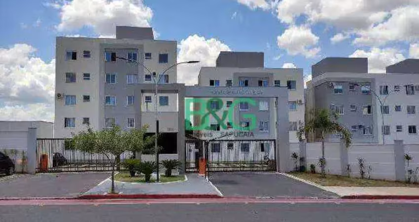 Apartamento com 2 dormitórios à venda, 39 m² por R$ 90.746,77 - Umuarama - Araçatuba/SP