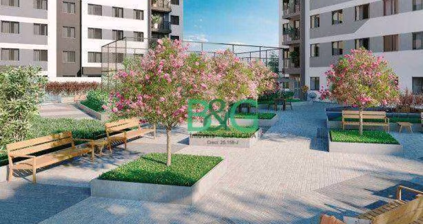 Apartamento com 2 dormitórios à venda, 37 m² por R$ 322.647,93 - Ponte Grande - Guarulhos/SP
