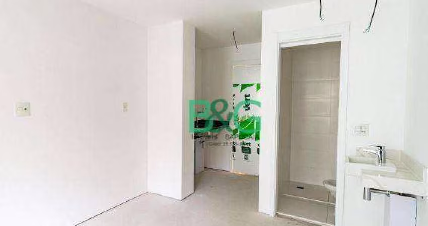 Apartamento com 1 dormitório, 21 m² - venda por R$ 600.000,00 ou aluguel por R$ 5.590,47/mês - Itaim Bibi - São Paulo/SP