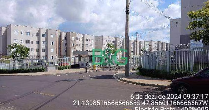 Apartamento com 2 dormitórios à venda, 43 m² por R$ 100.741,08 - Reserva Macaúba - Ribeirão Preto/SP