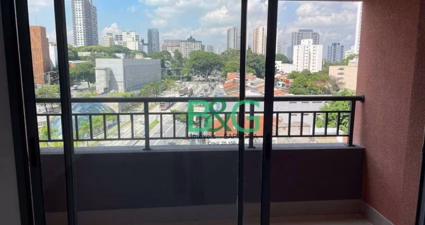 Studio com 1 dormitório à venda, 27 m² por R$ 335.000,00 - Santo Amaro - São Paulo/SP