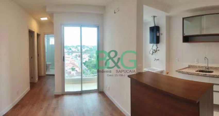 Apartamento com 2 dormitórios, 48 m² - venda por r$ 450.000,00 ou aluguel por r$ 3.317,00/mês - vila oliveira - mogi das cruzes/sp