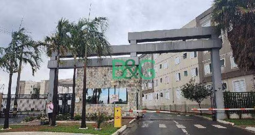 Apartamento com 2 dormitórios à venda, 39 m² por R$ 75.081,85 - Conjunto Habitacional Narciso Gomes - Araras/SP