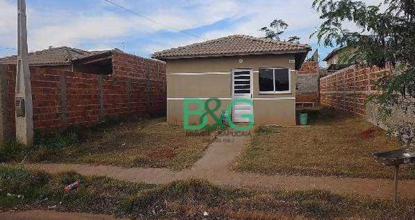Casa com 2 dormitórios à venda, 42 m² por R$ 74.726,23 - Centro - Bady Bassitt/SP