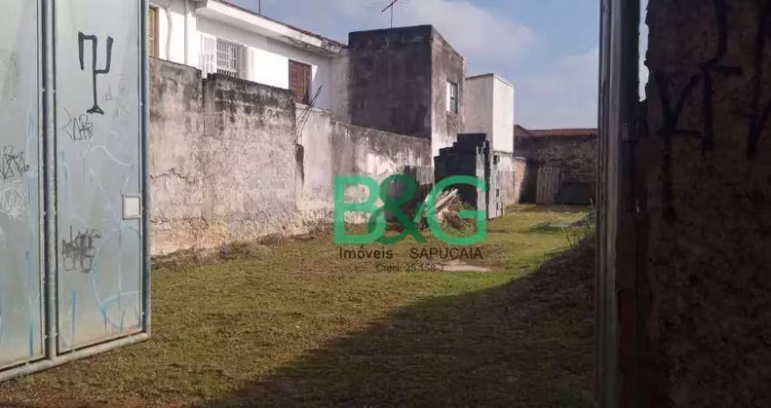Terreno à venda, 330 m² por r$ 1.250.000,00 - lapa de baixo - são paulo/sp