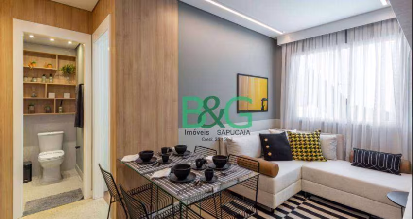 Studio com 2 dormitórios à venda, 35 m² por R$ 270.000,00 - Jaguaré - São Paulo/SP