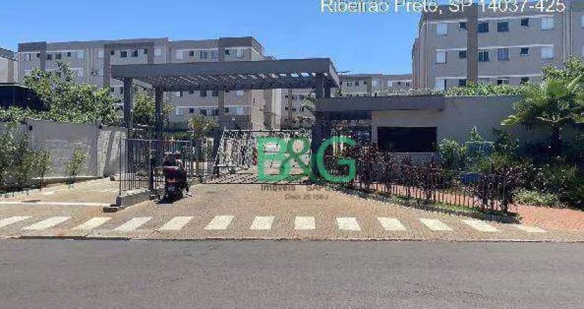 Apartamento com 2 dormitórios à venda, 43 m² por R$ 87.819,45 - Santa Marta - Ribeirão Preto/SP