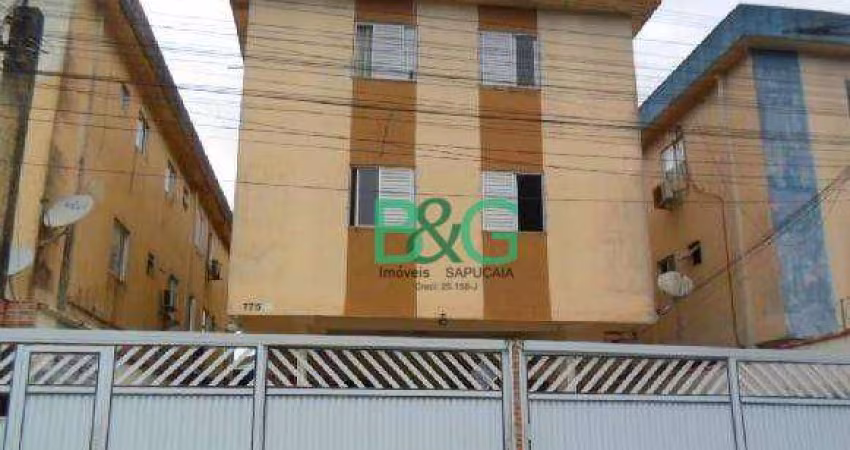 Apartamento com 1 dormitório à venda, 29 m² por R$ 75.884,78 - Esplanada dos Barreiros - São Vicente/SP