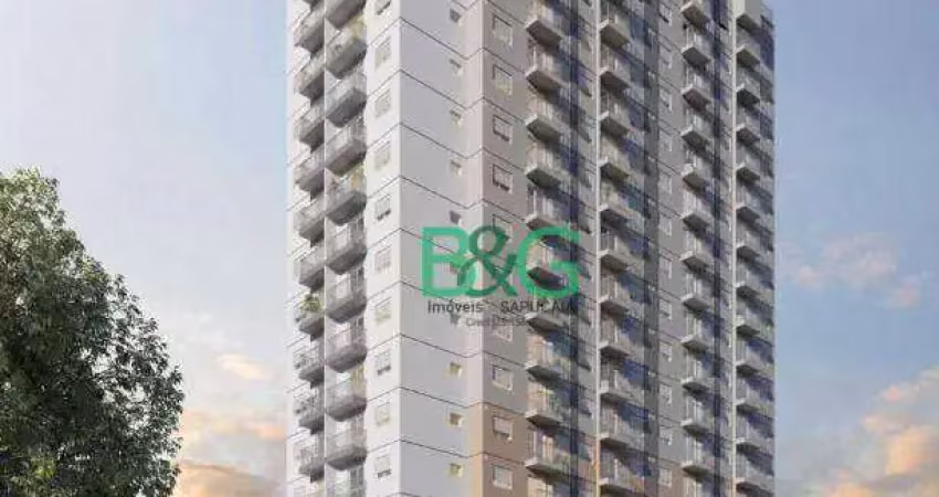 Apartamento com 1 dormitório à venda, 28 m² por r$ 309.017,61 - vila romana - são paulo/sp