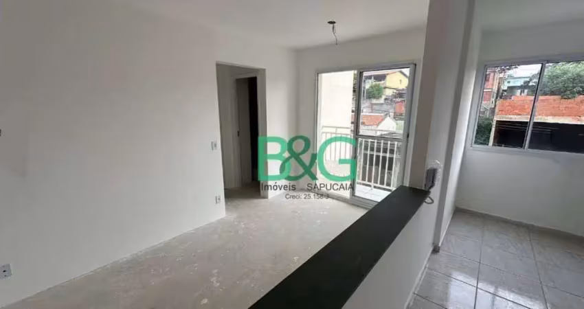 Apartamento com 2 dormitórios à venda, 45 m² por r$ 215.000 - jardim luciana - franco da rocha/sp