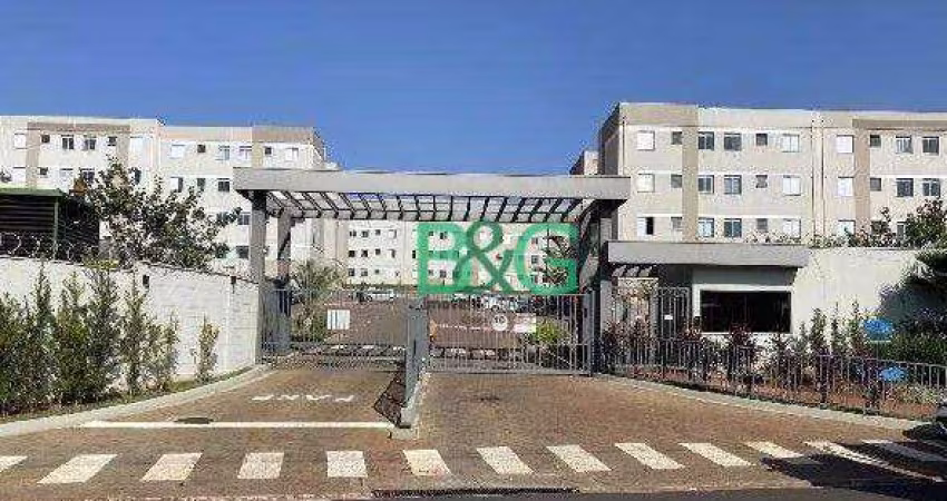 Apartamento com 2 dormitórios à venda, 43 m² por r$ 99.555,89 - loteamento santa marta - ribeirão preto/sp