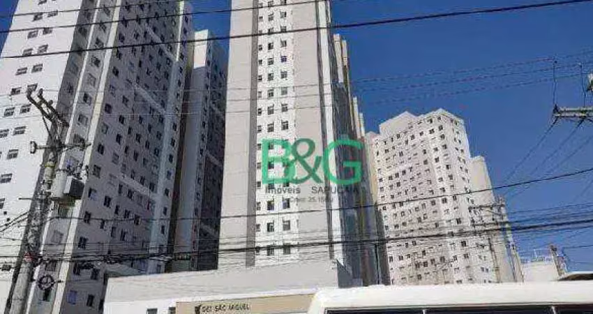 Apartamento com 2 dormitórios à venda, 37 m² por r$ 119.069,46 - guaianazes - são paulo/sp