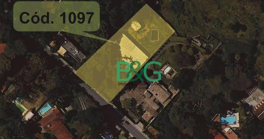 Terreno, 2532 m² - venda por R$ 2.490.000,00 ou aluguel por R$ 15.741,25/mês - Granja Viana - Cotia/SP