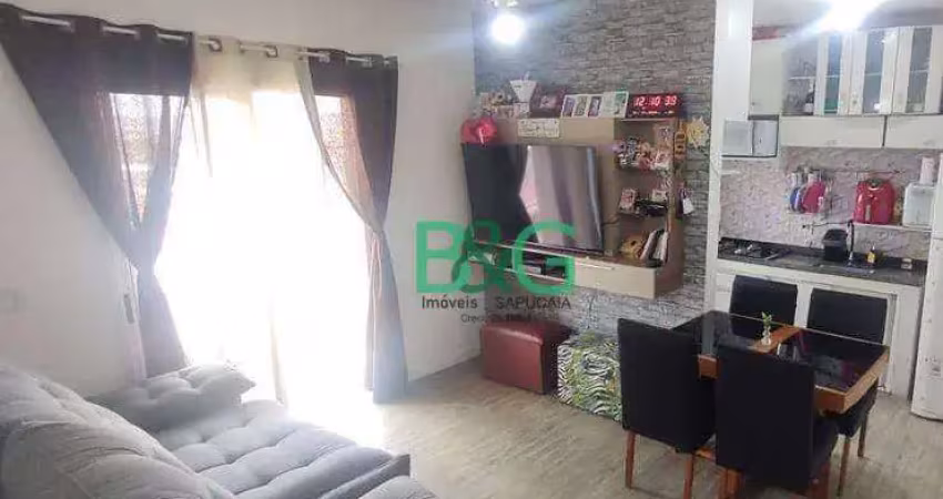 Apartamento com 2 dormitórios à venda, 54 m² por r$ 300.000,00 - antártica - praia grande/sp