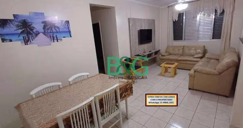 Apartamento com 2 dormitórios à venda, 50 m² por r$ 312.000 - tupi - praia grande/sp