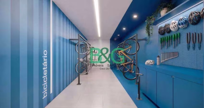 Studio com 1 dormitório à venda, 25 m² por r$ 338.557,17 - vila buarque - são paulo/sp
