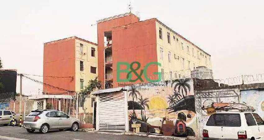 Apartamento com 2 dormitórios à venda, 42 m² por R$ 88.518,56 - Conjunto Habitacional Presidente Castelo Branco - Carapicuíba/SP