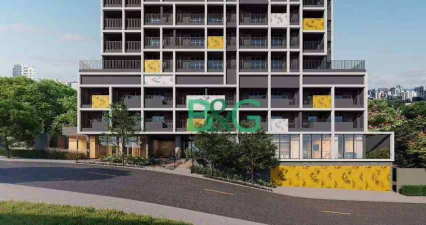 Studio com 1 dormitório à venda, 33 m² por r$ 445.500,00 - alto de pinheiros - são paulo/sp