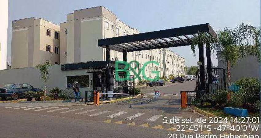 Apartamento com 2 dormitórios à venda, 45 m² por R$ 94.815,14 - Jardim Itapuã - Piracicaba/SP