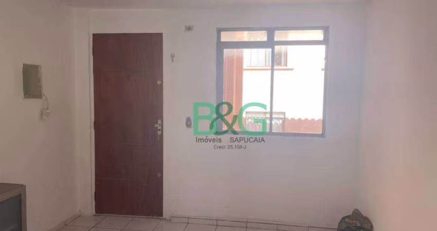 Apartamento com 2 dormitórios, 55 m² - venda por R$ 210.000,00 ou aluguel por R$ 1.196,00/mês - Núcleo Lageado - São Paulo/SP