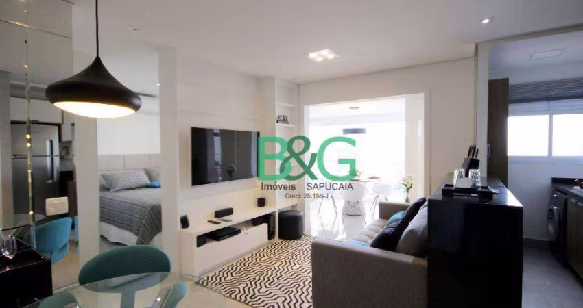 Apartamento com 1 dormitório para alugar, 56 m² por R$ 13.633,81/mês - Itaim Bibi - São Paulo/SP