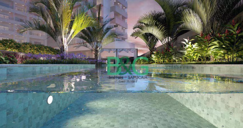 Studio com 1 dormitório à venda, 41 m² por R$ 279.614,61 - Vila Guilhermina - São Paulo/SP