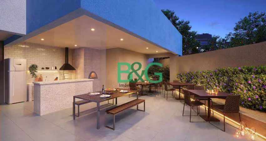 Apartamento com 2 dormitórios à venda, 40 m² por r$ 312.608,34 - vila guilhermina - são paulo/sp