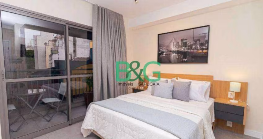Apartamento com 1 dormitório à venda, 24 m² por R$ 375.000 - República - São Paulo/SP