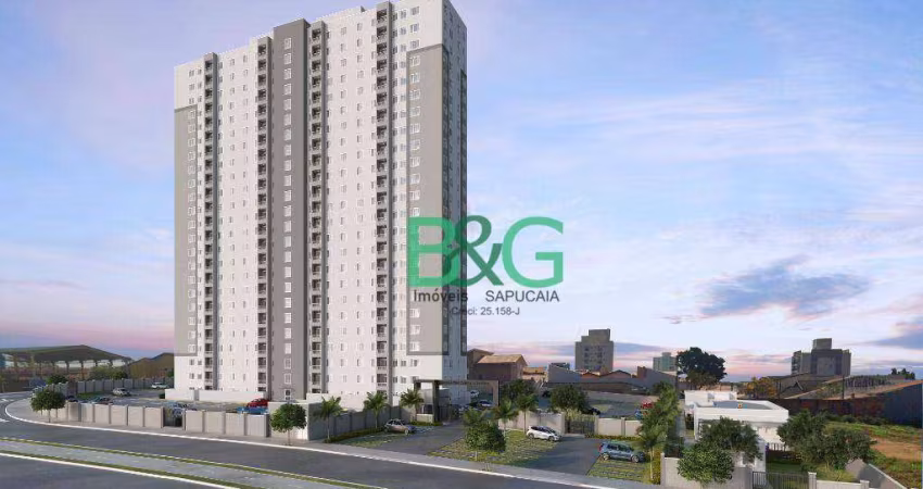 Apartamento com 2 dormitórios à venda, 39 m² por R$ 323.365,00 - Parque dos Ipês - São José dos Campos/SP
