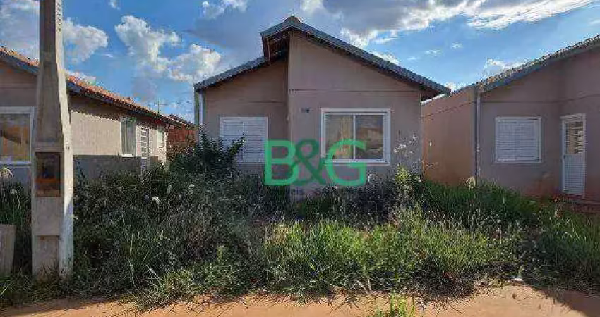 Casa com 2 dormitórios à venda, 43 m² por r$ 83.135,75 - residencial aimoré - araçatuba/sp