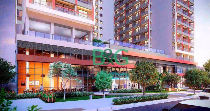 Apartamento com 1 dormitório à venda, 24,61 m² por R$ 498.200 - Brooklin - São Paulo/SP