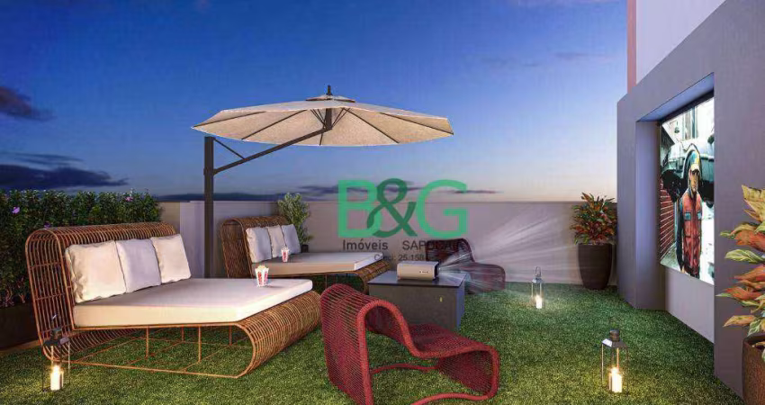Apartamento Garden com 2 dormitórios à venda, 35 m² por R$ 201.900,60 - Jardim das Oliveiras - São Paulo/SP