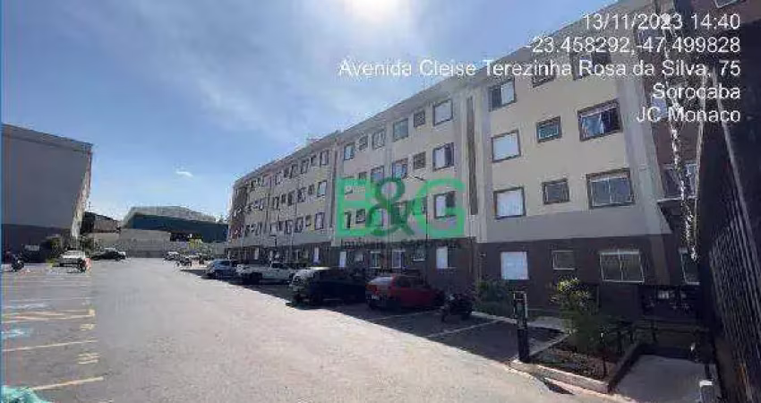 Apartamento com 2 dormitórios à venda, 42 m² por R$ 130.360,51 - Recreio dos Sorocabanos - Sorocaba/SP