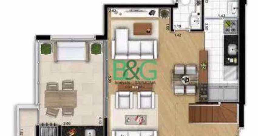 Apartamento Duplex com 2 dormitórios à venda, 94 m² por R$ 999.000 - Santa Teresinha - São Paulo/SP