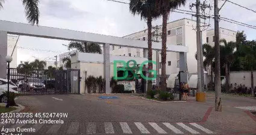 Apartamento com 2 dormitórios à venda, 44 m² por r$ 127.229,04 - jardim gurilândia - taubaté/sp