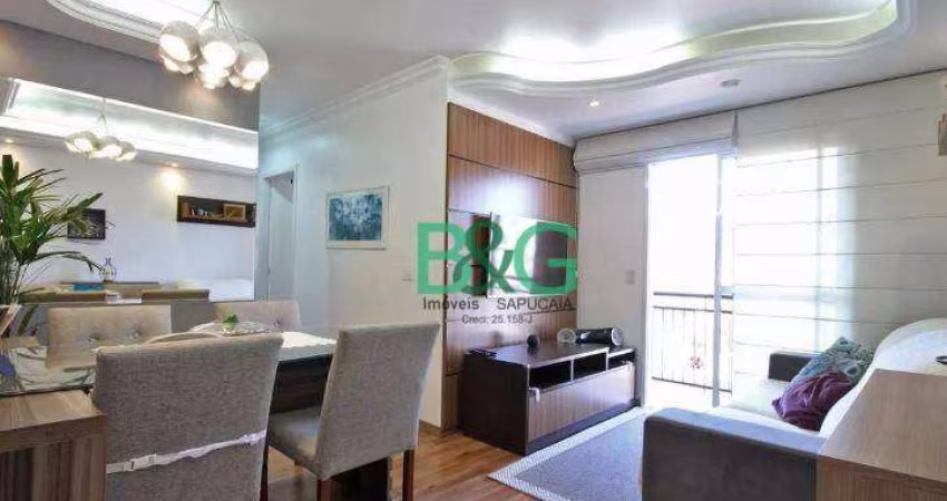 Apartamento com 3 dormitórios à venda, 60 m² por R$ 394.000 - Sacomã - São Paulo/SP