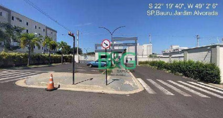 Apartamento com 2 dormitórios à venda, 41 m² por R$ 147.058,63 - Jardim Alvorada - Bauru/SP