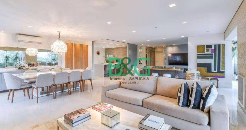 Apartamento com 3 dormitórios à venda, 244 m² por R$ 9.400.000,00 - Moema - São Paulo/SP