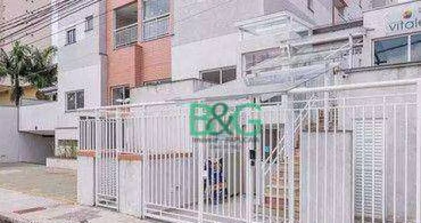 Apartamento com 1 dormitório à venda, 40 m² por R$ 365.000 - Vila Príncipe de Gales - Santo André/SP