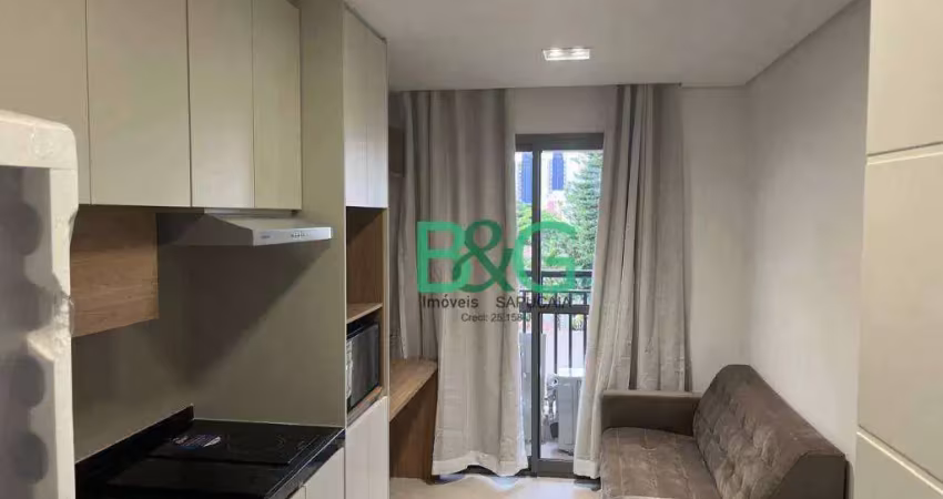 Apartamento com 1 dormitório para alugar, 30 m² por R$ 3.400/mês - Jardim Prudência - São Paulo/SP