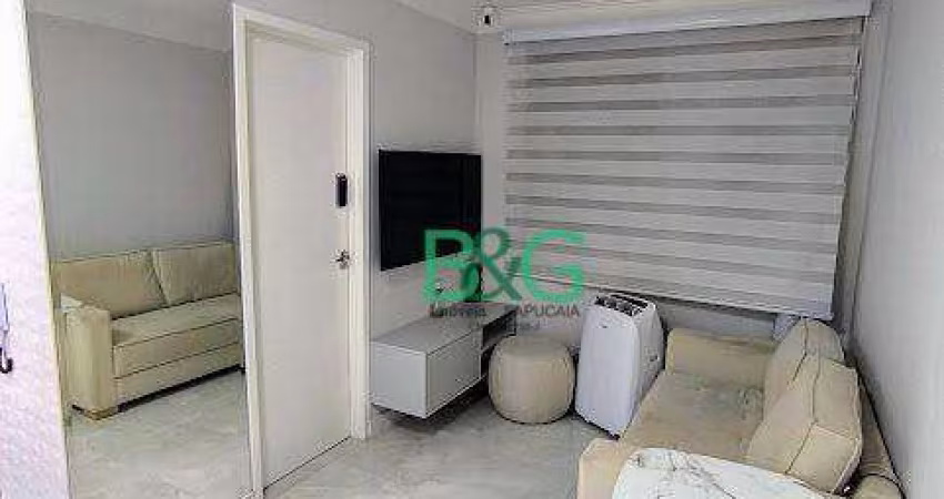 Apartamento com 2 dormitórios à venda, 34 m² por R$ 330.000 - Barra Funda - São Paulo/SP