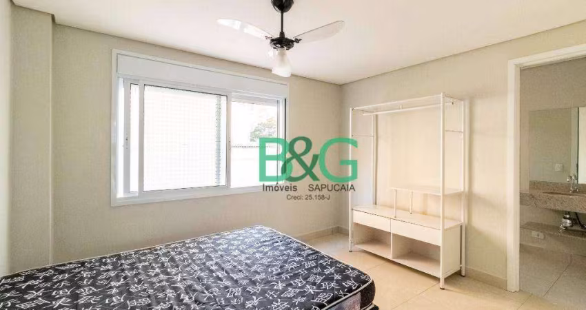 Studio com 1 dormitório para alugar, 24 m² por R$ 1.607,95/mês - Campos Elíseos - São Paulo/SP