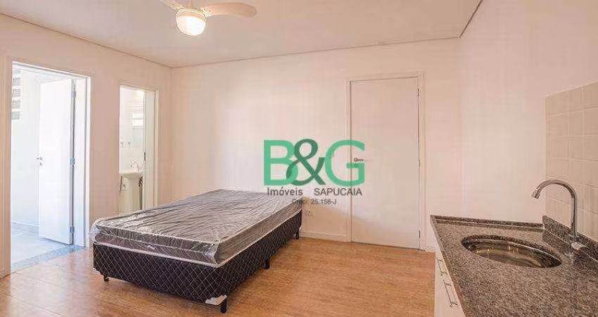 Studio com 1 dormitório para alugar, 17 m² por R$ 1.625,31/mês - Aclimação - São Paulo/SP