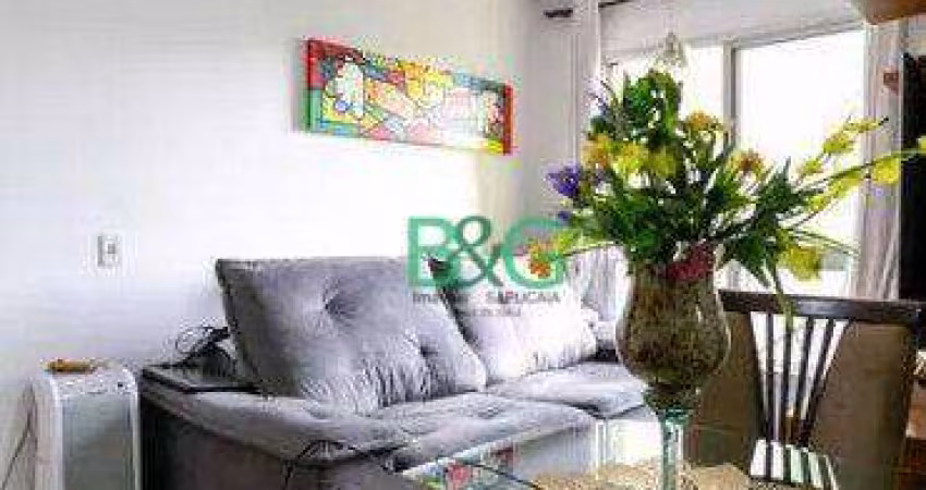 Apartamento com 2 dormitórios à venda, 50 m² por R$ 314.000 - Vila Cruz das Almas - São Paulo/SP