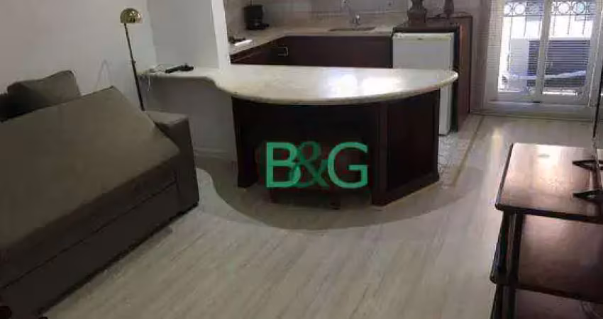 Studio com 1 dormitório para alugar, 31 m² por r$ 4.500,00/mês - vila olímpia - são paulo/sp