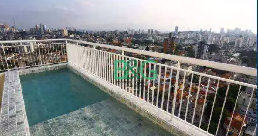 Cobertura com 4 dormitórios à venda, 290 m² por r$ 4.700.000,00 - vila romana - são paulo/sp