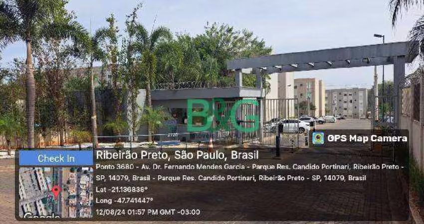 Apartamento com 1 dormitório à venda, 43 m² por R$ 94.623 - Jardim Diva Tarlá de Carvalho - Ribeirão Preto/SP